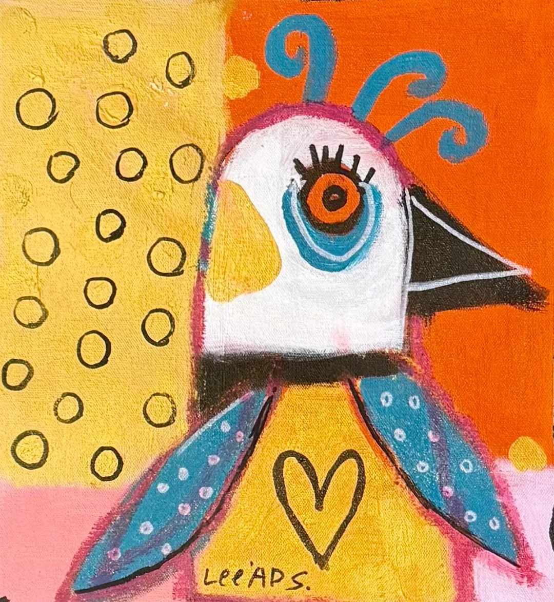 Leead Shamir — Original Painting, 13 × 11.8"