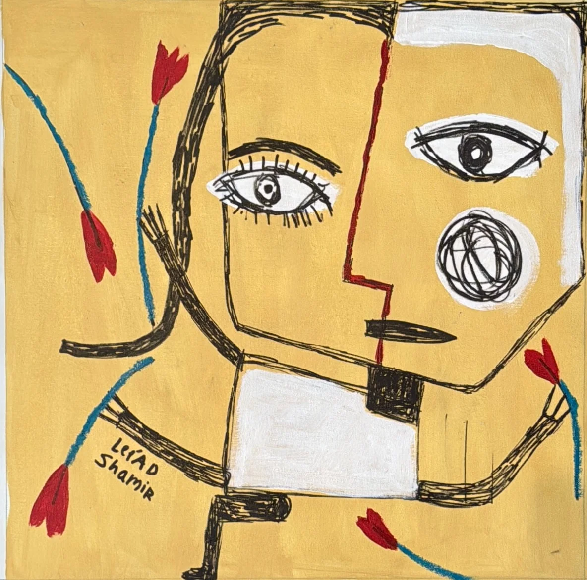 Leead Shamir — Original Painting, 24 × 24"