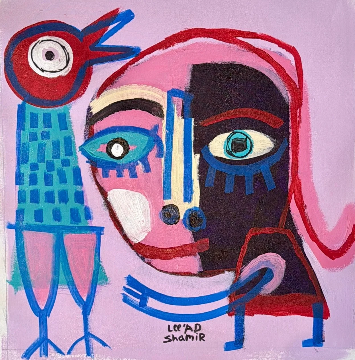 Leead Shamir — Original Painting, 24 × 24"