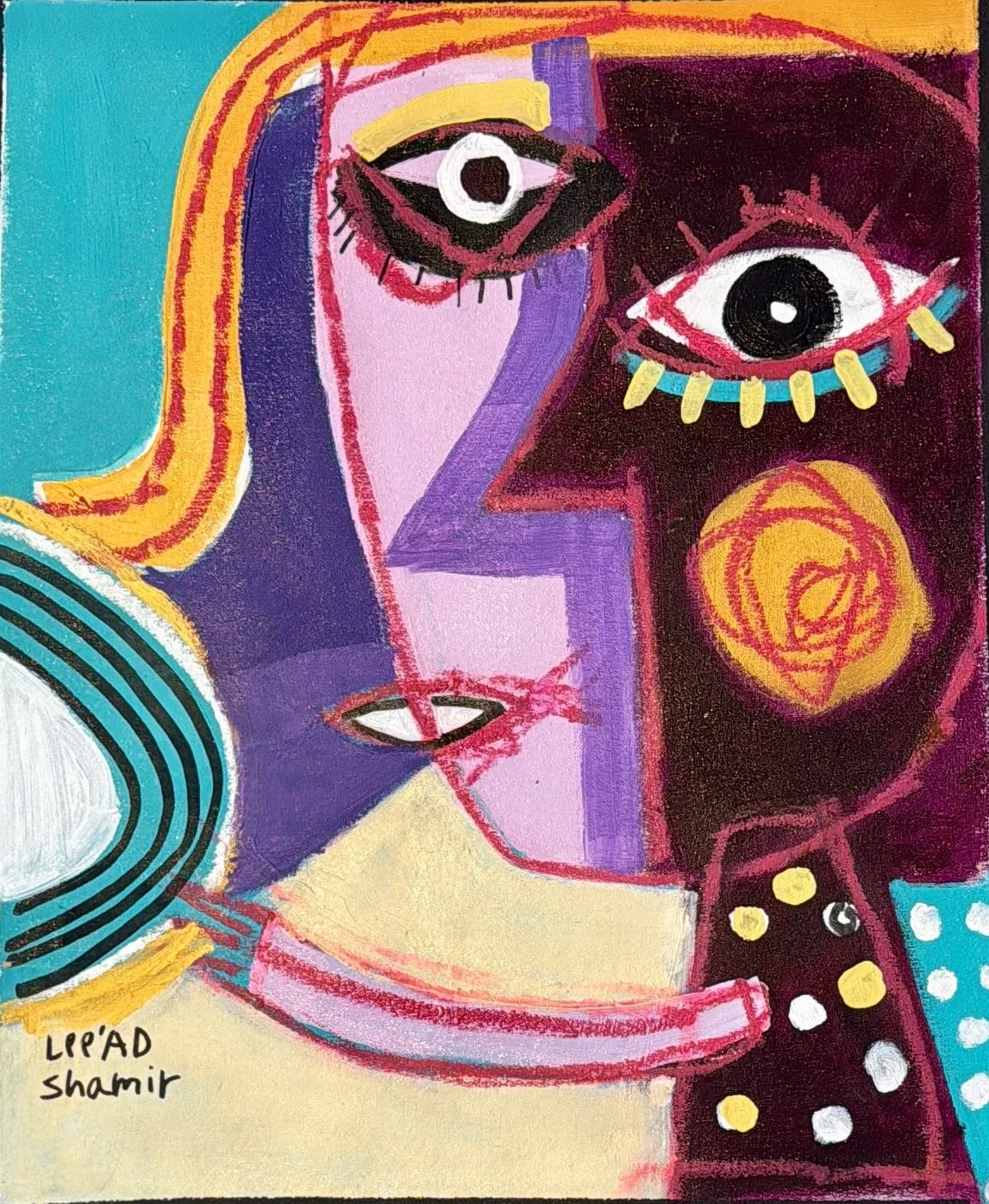 Leead Shamir — Original Painting, 30 × 24"