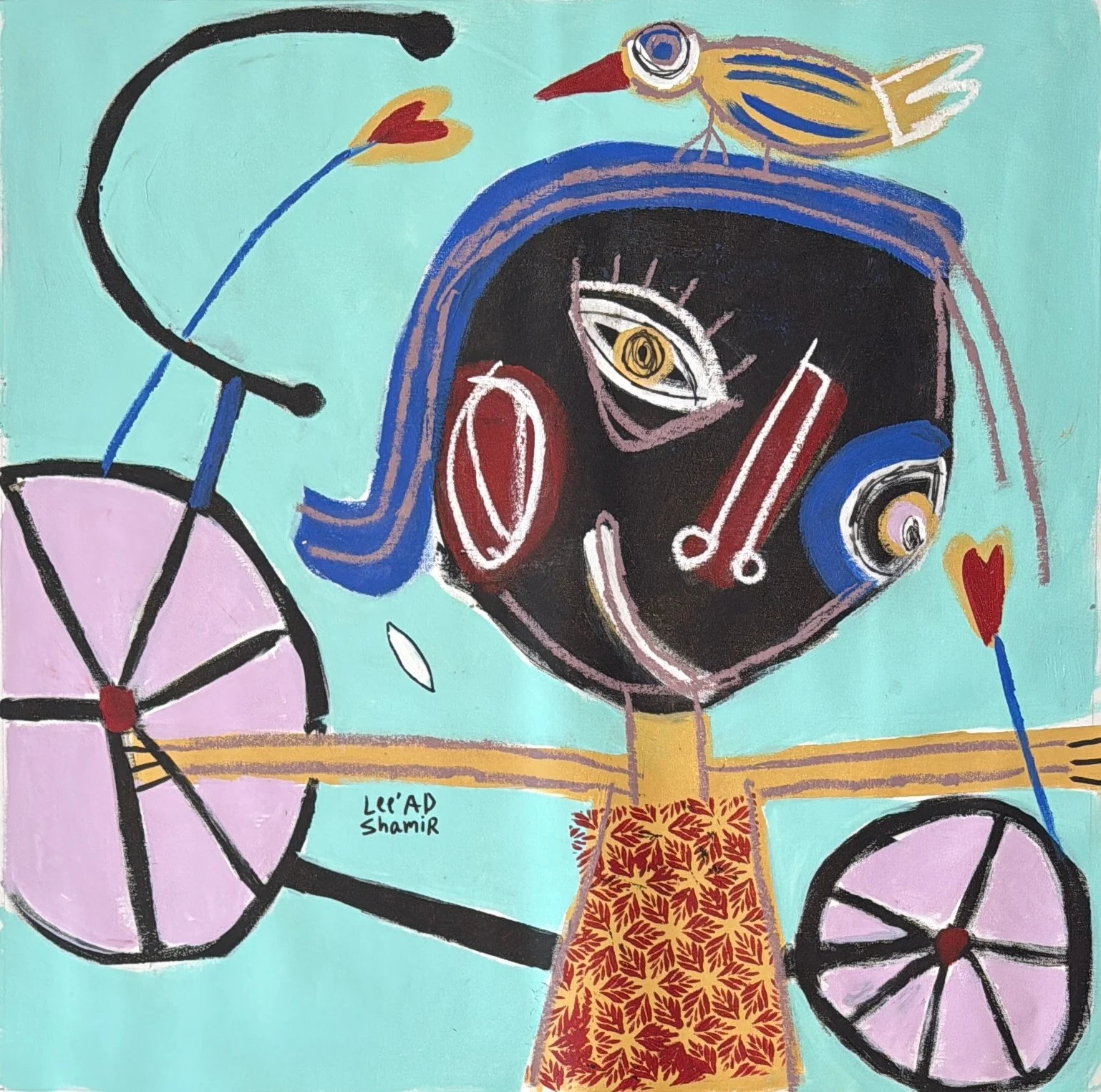 Leead Shamir — Original Painting, 40 × 40"
