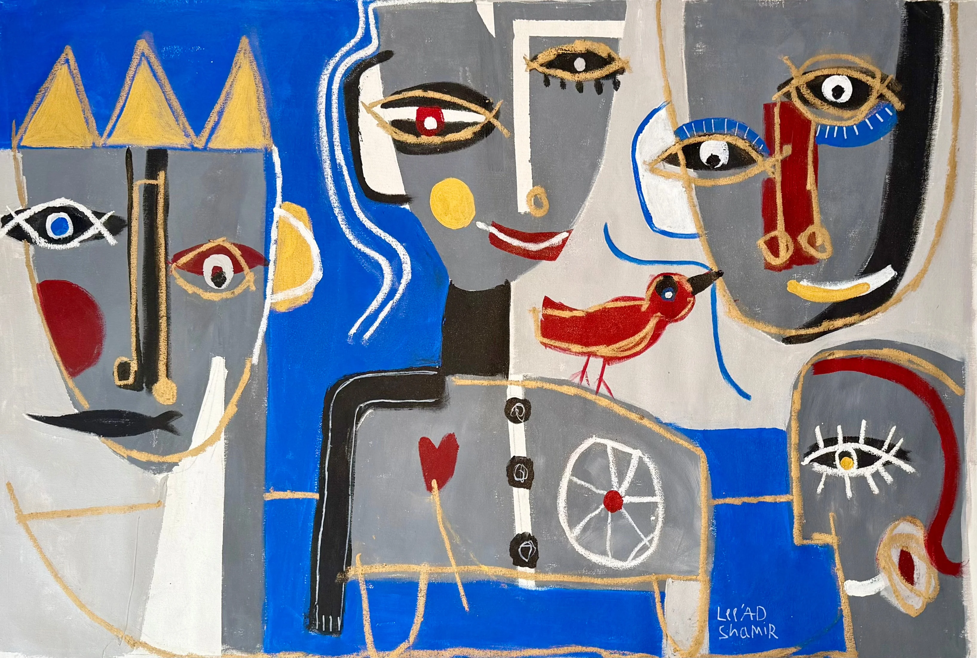 Leead Shamir — Original Painting, 40 × 60"