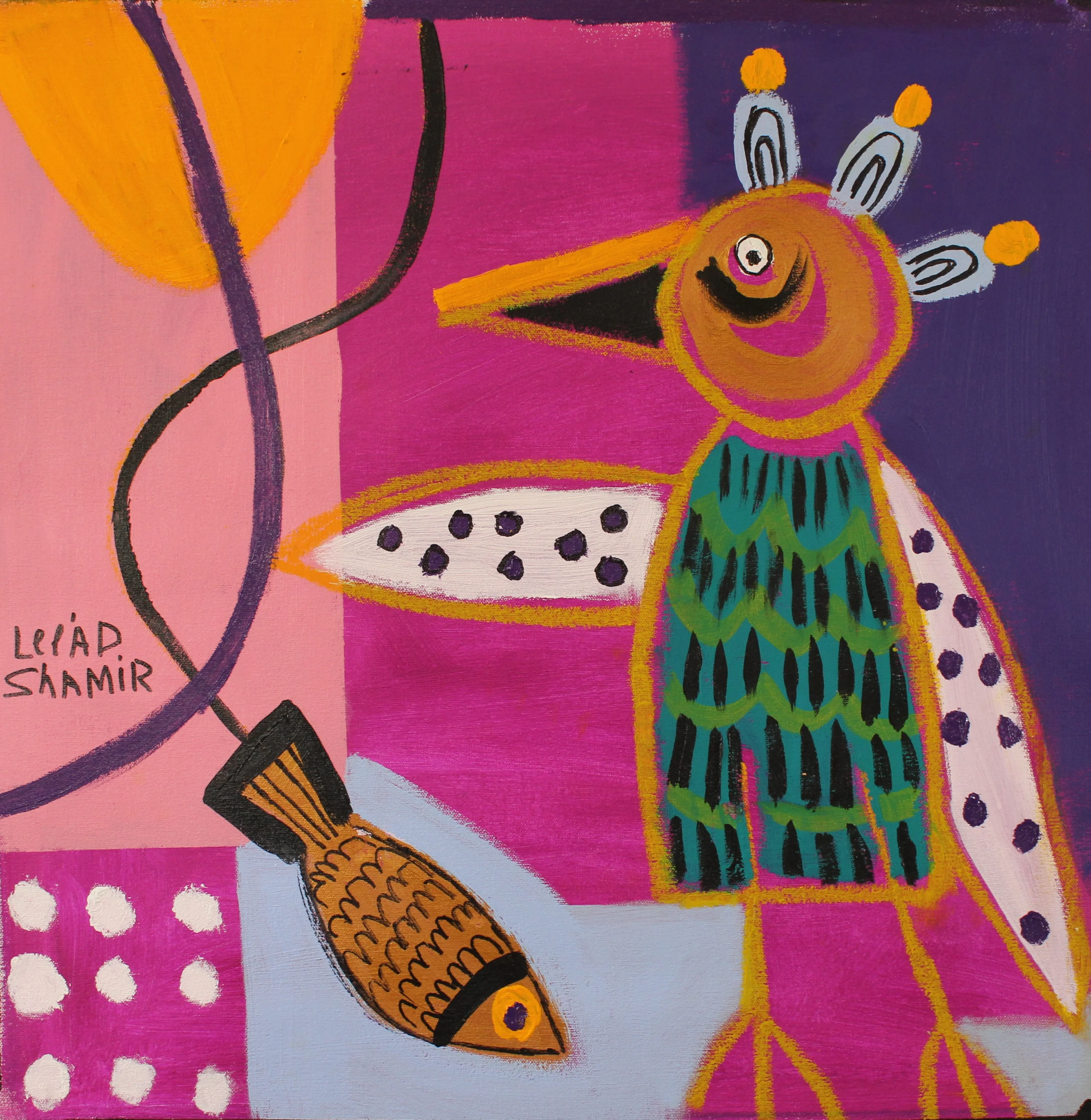 Leead Shamir — Original Painting, 24 × 24"