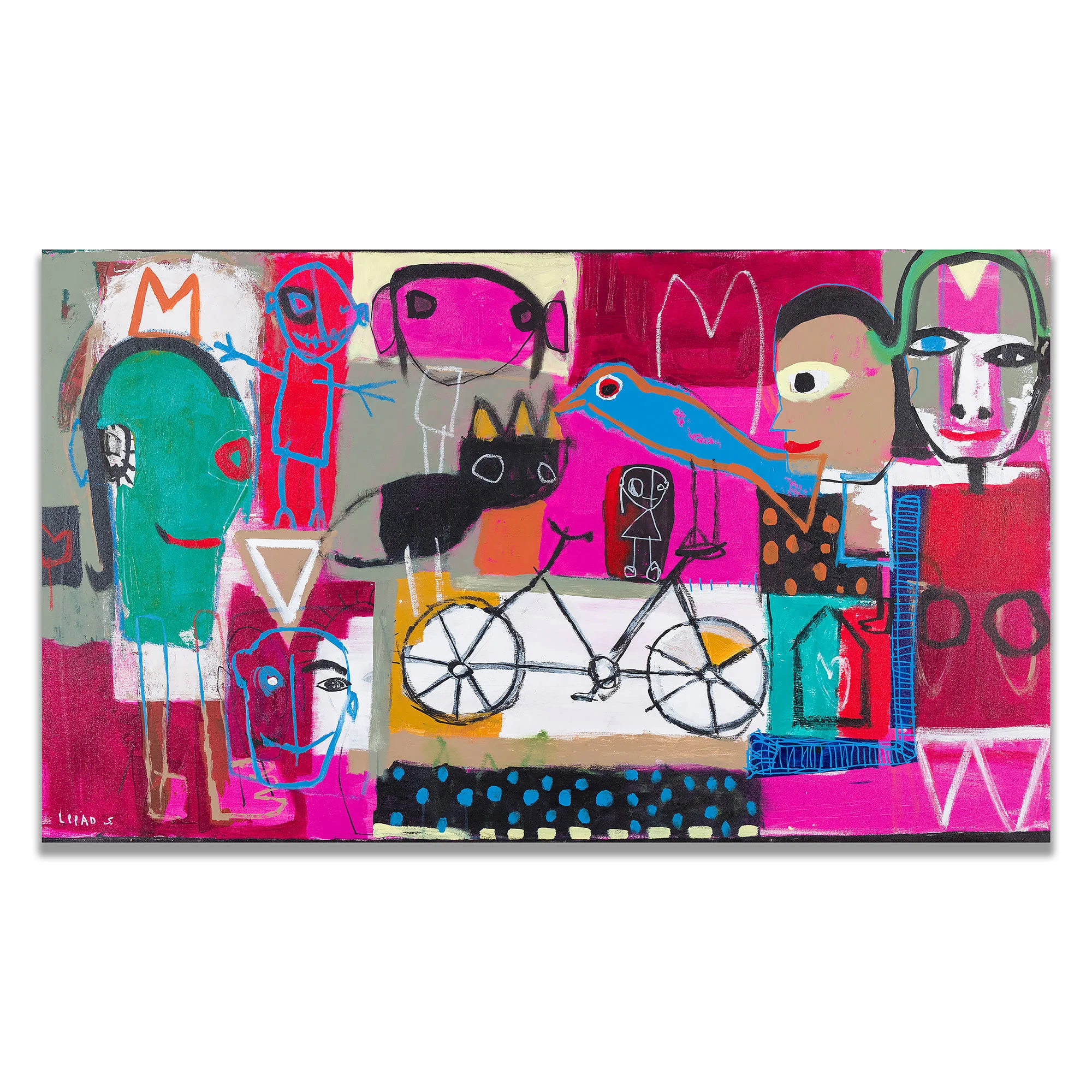 Busy Life — original painting by Leead Shamir