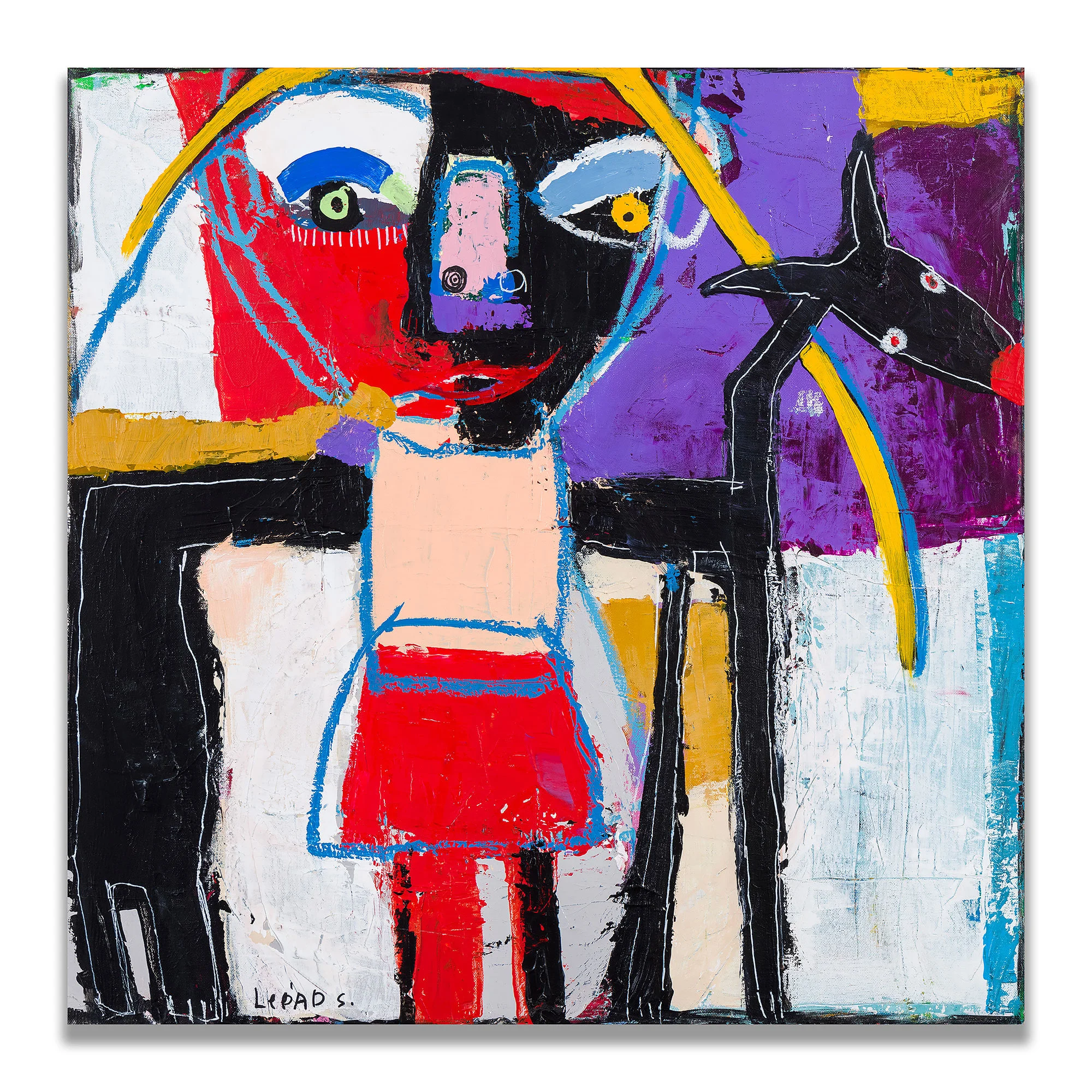 CHILDHOOD — original painting by Leead Shamir