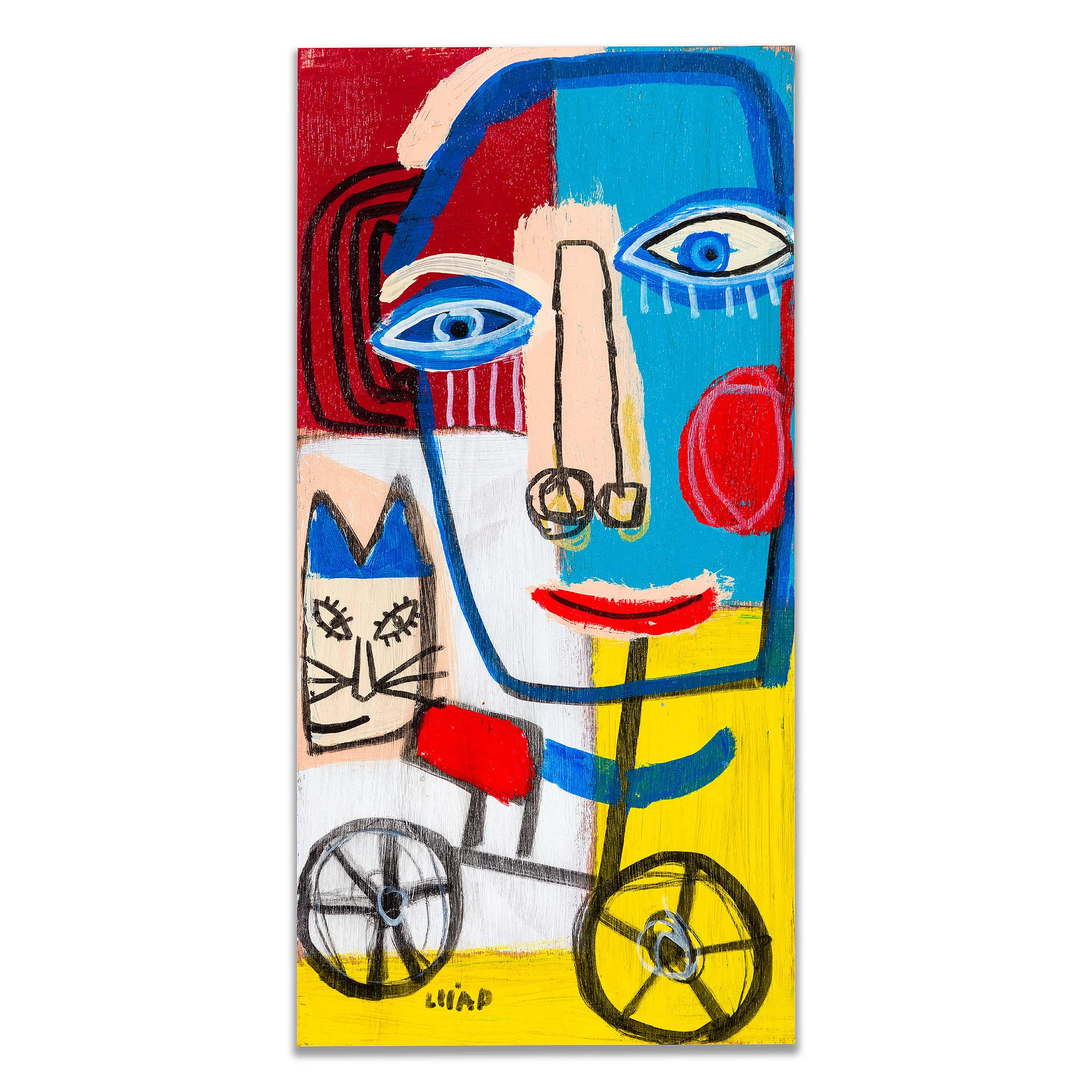 HAPPINES — original painting by Leead Shamir