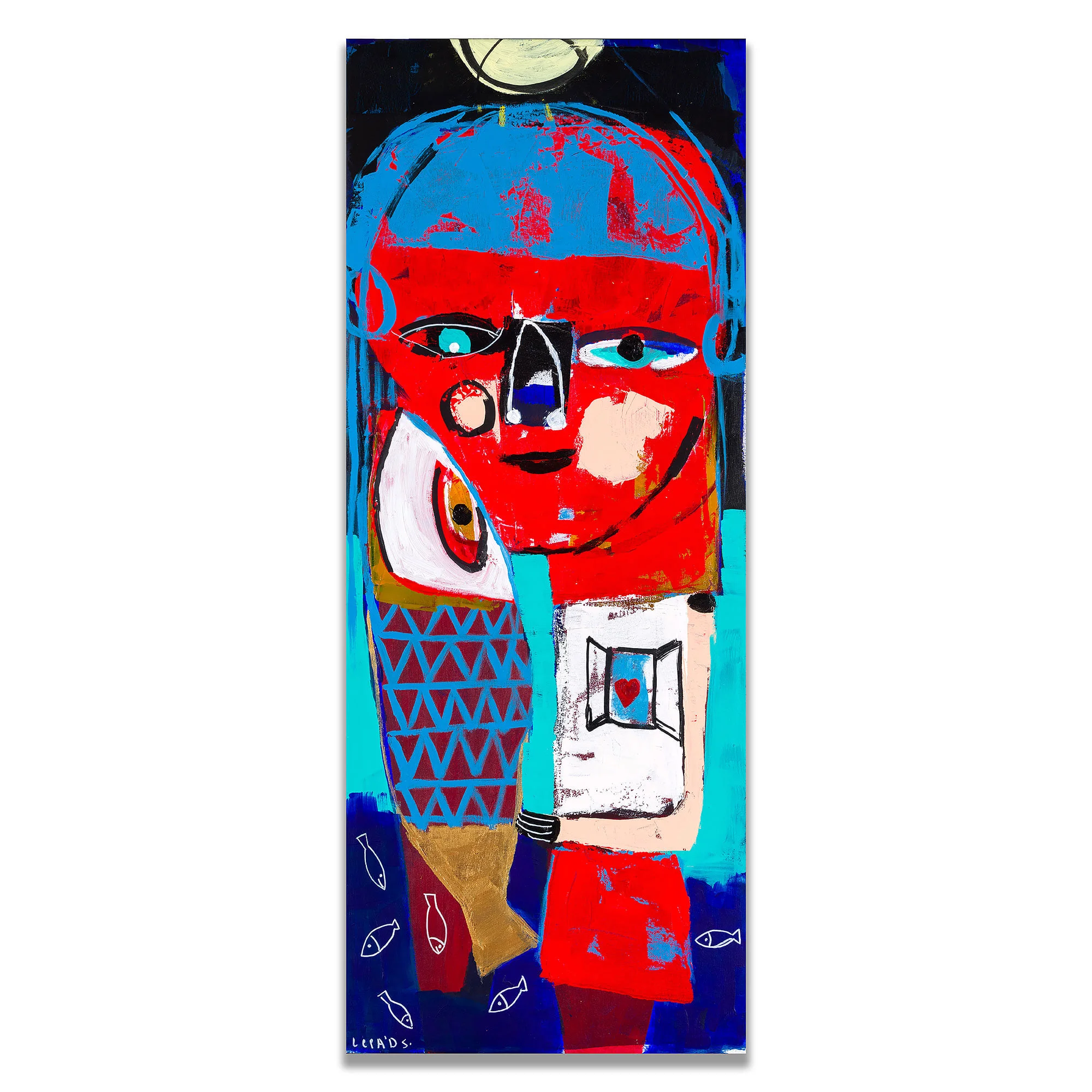 Open Heart — original painting by Leead Shamir